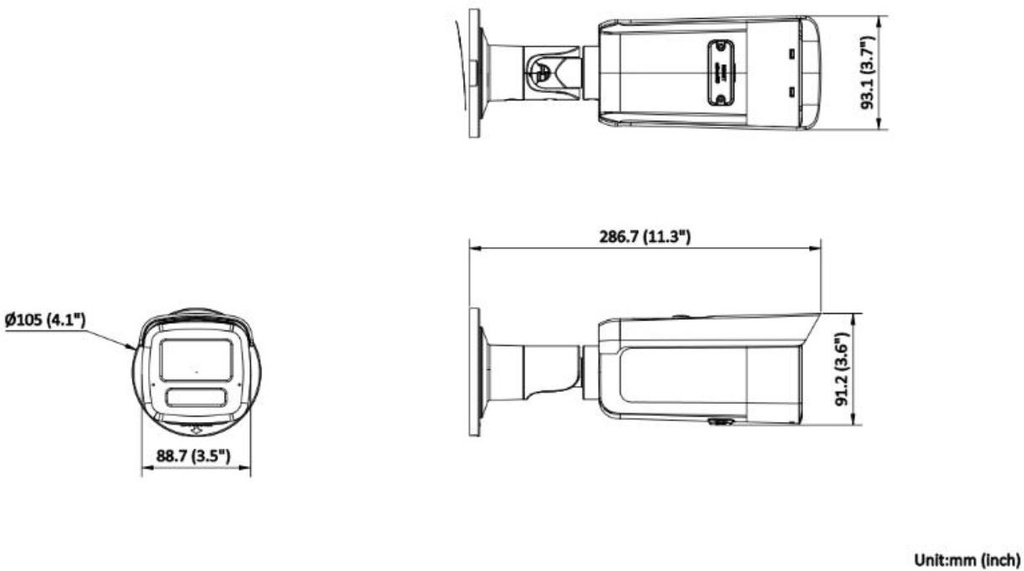 HIKVISION IP CAMERA DS-2CD2T83G2-4LI(4mm)