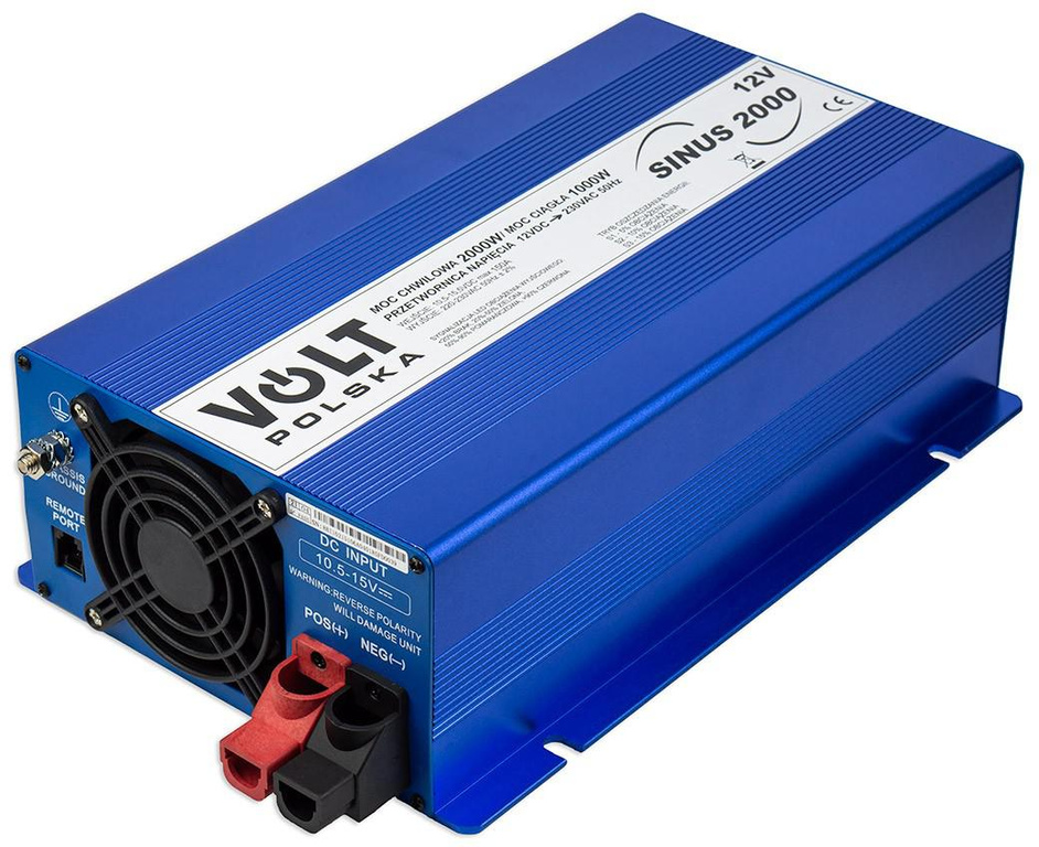 INVERTER VOLT POLAND SINUS ECO 2000 12V / 230V 1000/2000W