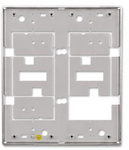 ACO CDN-P-S2 NT CDN Rahmen, Aufputz, klein, doppelt, für CDNP5/6, CDNC/B, CDNA, Edelstahl