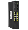 DS-3T0510HP-E/HS - switch ipari, gigabites PoE 8 port + 2 SFP