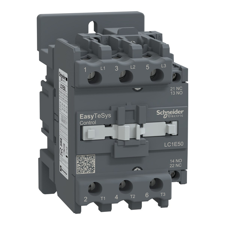 Power contactor, Easy TeSys Control, AC-3, 50A, 3P(1NO 1NC), coil 230V AC, 50/60Hz