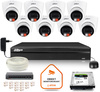 Dahua IP surveillance set of 8 IPC-HDW1439V-A-IL 4Mpx cameras with DVR and accessories