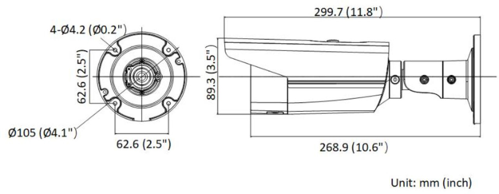 HIKVISION IP CAMERA DS-2CD2T43G2-2LI(2.8mm)