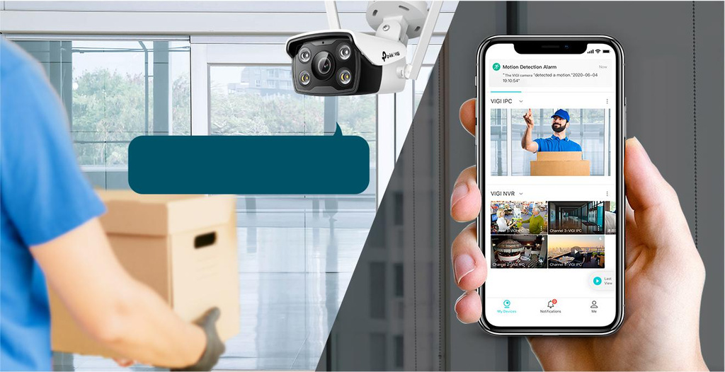 TP-Link Vigi C340 kamera 6 mm-es objektívvel