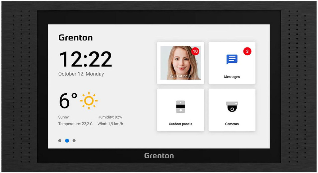 7" monitor for Grenton intercom