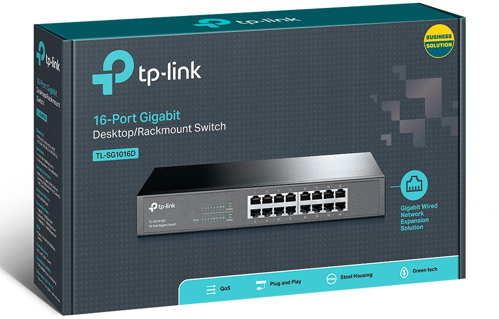 Switch TP-Link TL-SG1016D Adaptateur Gigabit 16 ports