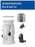 Pump house / sewage pumping station, single-pump PKS MULTICUT 20/2 M, cabinet W (wall-mounted)