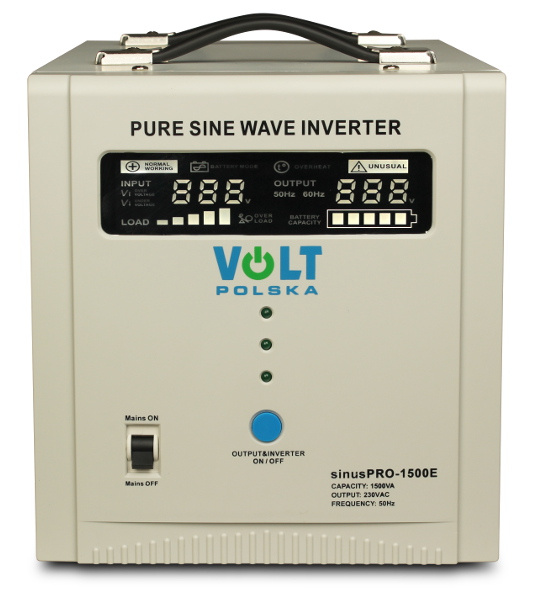 INVERTER VOLT POLAND SINUSPRO-1500E 12V 1050/1500W