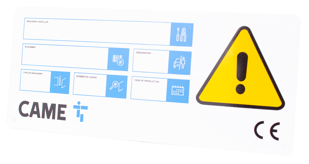 CAME BX STRONG TOP automation set for 800 kg sliding gates