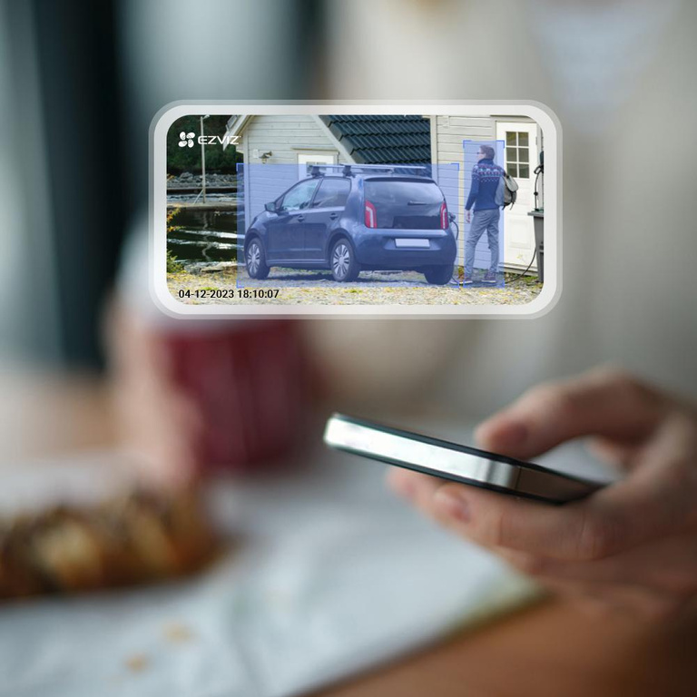 Bezdrátová kamera EZVIZ EB3 (3MP) typu C se solárním panelem