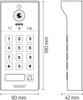 EURA VDP-30C5 Tuya video intercom met touchscreen monitor en ondersteuning voor mobiele app