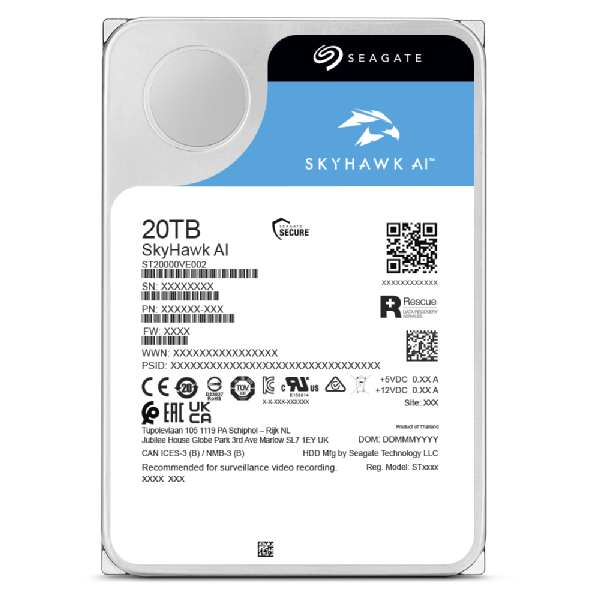 Seagate SkyHawk AI ST20000VE002 20TB HDD