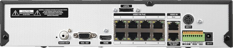 BCS Ultra IP Recorder BCS-U-NVR0802-A-4K-8P(6TB)