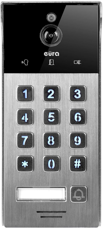 EURA VDP-30C5 Tuya video intercom with touch screen monitor and mobile app support