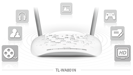 TP-Link TL-WA801N Wireless N300 Wi-Fi Access Point (Point d'accès Wi-Fi sans fil N300)