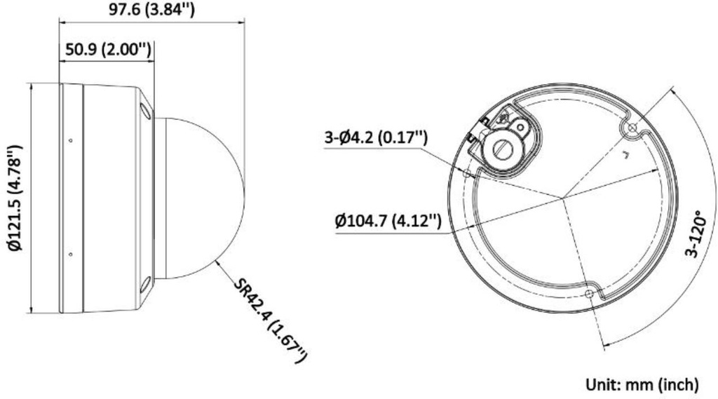 HIKVISION IP CAMERA DS-2CD2123G2-LIS2U(2.8mm)