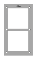 Front frame for DAHUA VTOF002-V2 video door entry modules for 2 modules