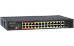 Switch PoE DS-3E0326P-E/M(C) 24 portar + 1 RJ45 + 1 RJ45/SFP - kombo