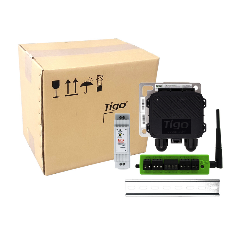 Zestaw 10x Zestaw monitorujący Cloud Connect TIGO CCA KIT: CCA + TAP + Din Rail PS (Karton)