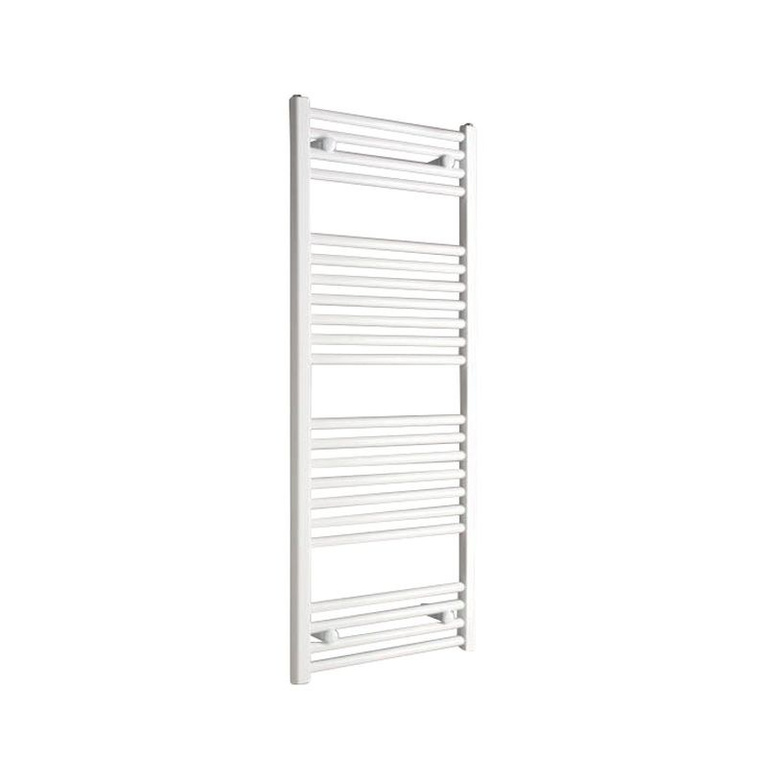 Bathroom radiator ONNLINE PB 120X050 511W straight, connect.bottom, spacing= 455mm, white RAL9016