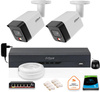 KIT VAN 2 Dahua IP Camera's 8mpx PC-HFW1839TC-A-IL-0280B-S6 + DISK 1TB