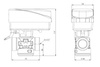2-Wege-Zonenventil AZV 453, DN20, G1", Kvs 10 m3/h, NO , stromlos offen
