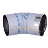 Concentrische elleboog 45° 60/100