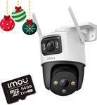 Imou Cruiser Dual 10MP IP Camera cu card de 64GB