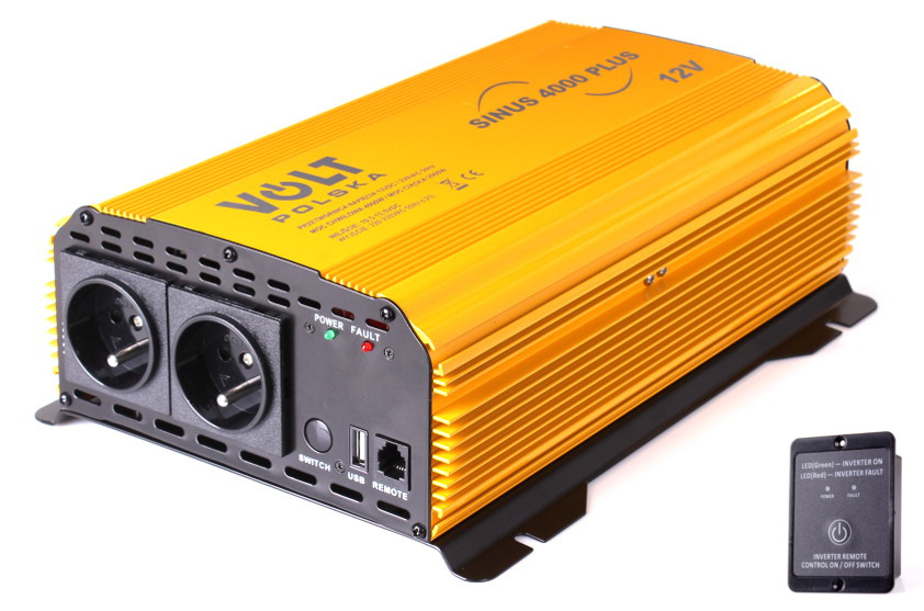 OMVORMER VOLT POLSKA SINUS PLUS 4000 12V / 230V 2000/4000W