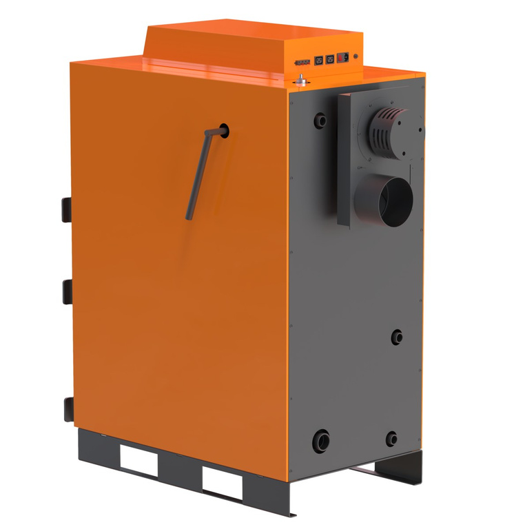 Wood gasification boiler (holzgas) Ferroli CGF PRO 22 with a capacity of 11-22 kW