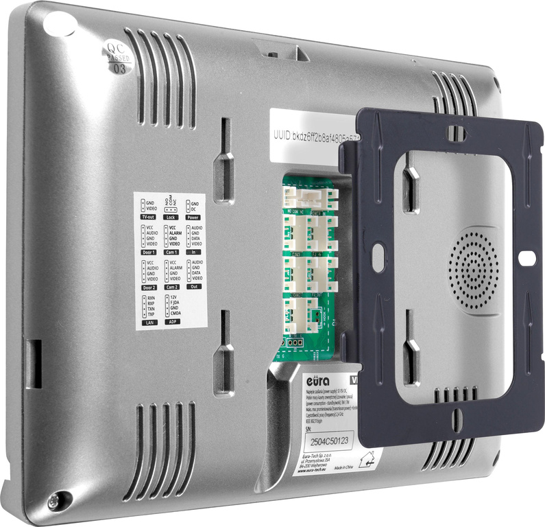 EURA VDP-30C5 Tuya video intercom met touchscreen monitor en ondersteuning voor mobiele app