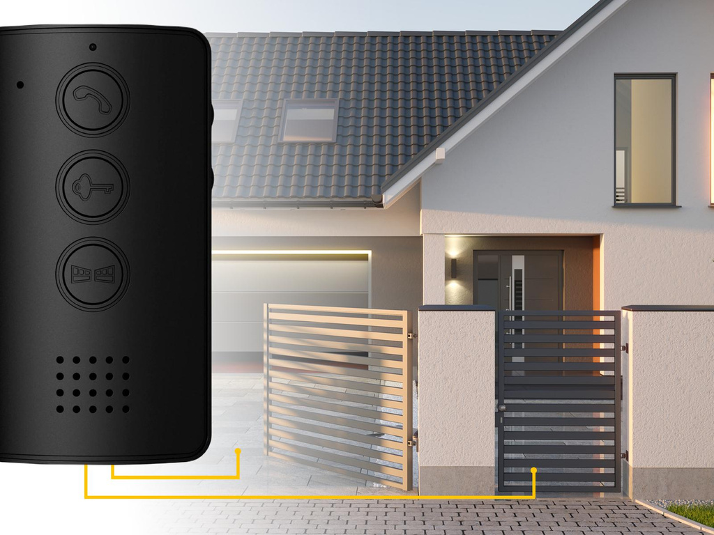 EURA ADP-09A3 black hands-free intercom