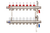 Bewaffneter Edelstahlverteiler Onnline INOX (Typ K5) Anzahl der Stromkreise 8