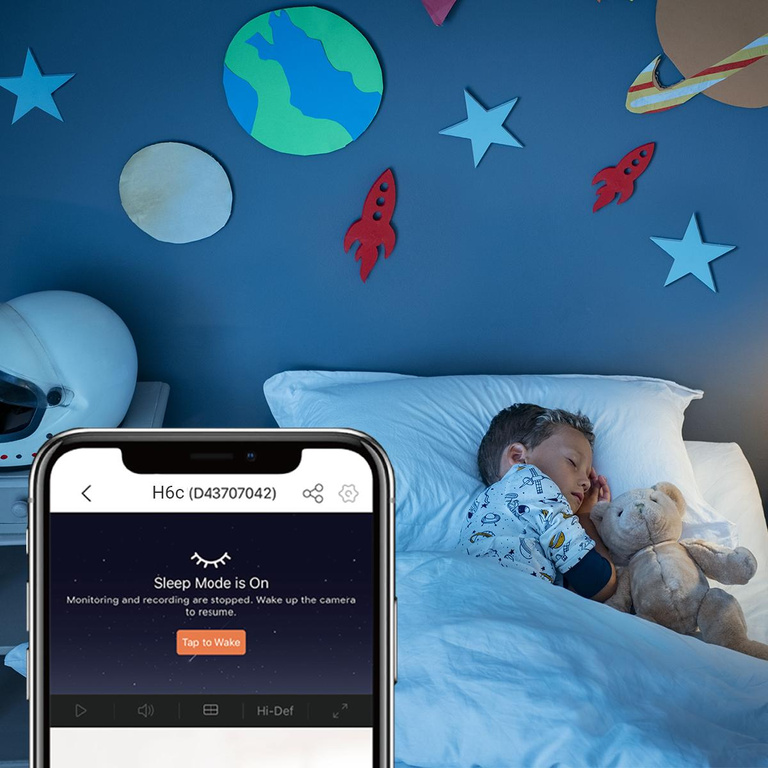 Cameră WiFi EZVIZ H6c cu rezoluție de 4MP