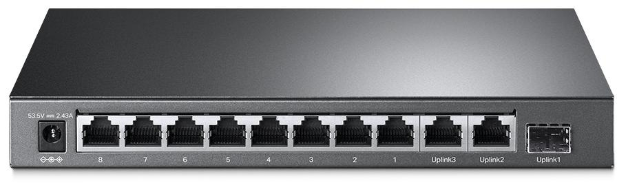 Switch TP-Link TL-SL1311MP 8-Port PoE mit 3 Uplink-Anschlüssen