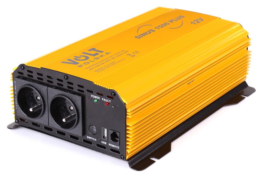 INVERTOR VOLT POLSKA SINUS PLUS 1500 12V / 230V 1000/1500W