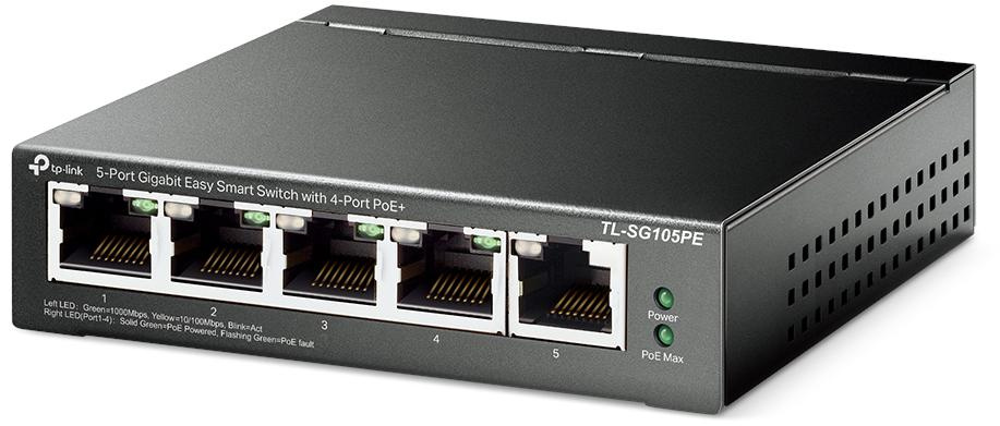 Switch TP-Link TL-SG105PE 5 ports Gigabit Easy Smart