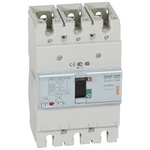 DPX3 250 three-phase power circuit breaker with thermal-magnetic trip 200A 25kA