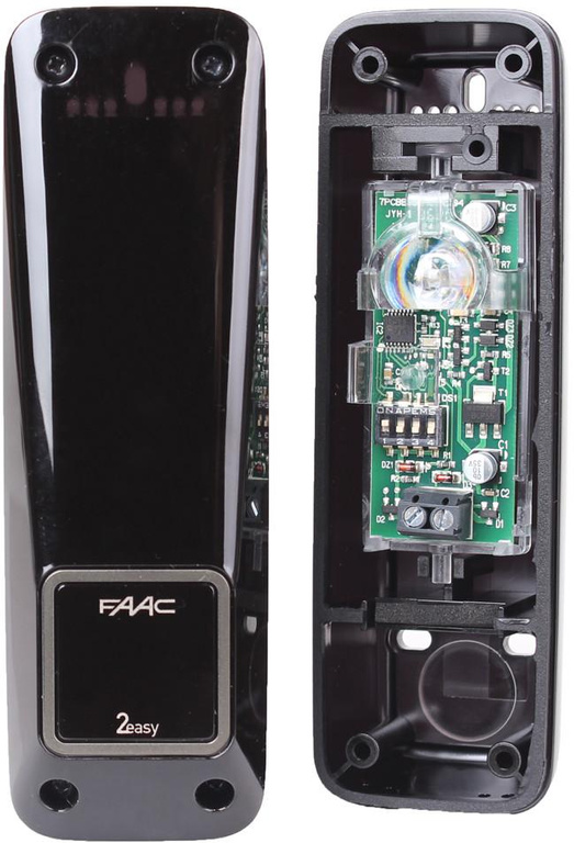Kit de automatismo FAAC 414 para cancelas de doble hoja de hasta 6 metros de longitud