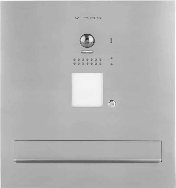 Vidos DUO S1201A-SKM letterbox with integrated video intercom