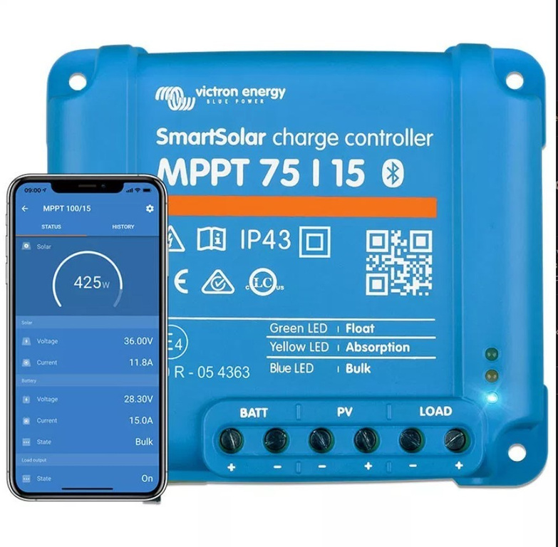 Victron Energy SmartSolar MPPT 75/15 Retail Charge Controller