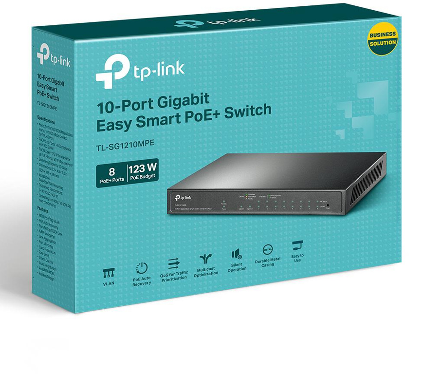 TP-LINK SWITCH TL-SG1210MPE