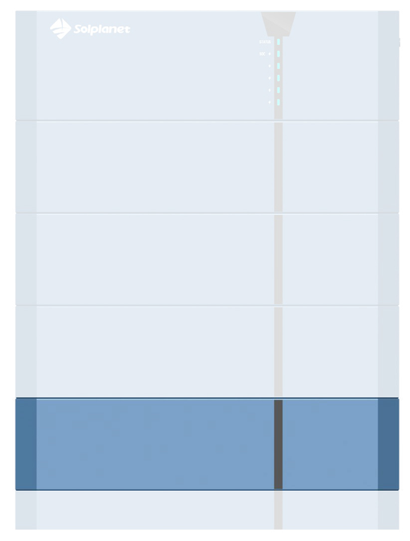 SolpLanet AI-HB_2.56LG-Einheit G2 Hochvolt-Batteriemodul 2,56 kWh, Spannung 51,2 V, HBM00510025-00-03-60-2P