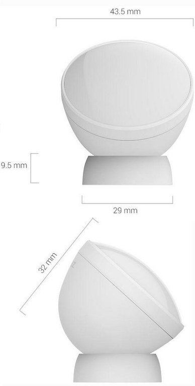 Detector de movimiento inalámbrico EZVIZ T1C con función para mascotas