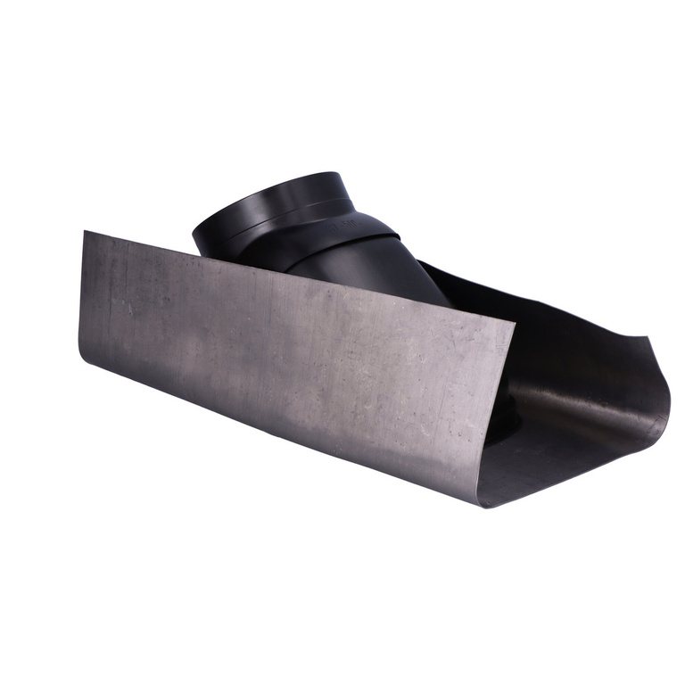 Chimney passage for pitched roofs 25° to 50° with lead flange DN100-125mm ONNLINE