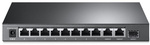 Switch TP-Link TL-SL1311MP PoE de 8 puertos con 3 puertos de enlace ascendente