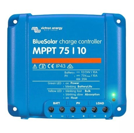 Régulateur de charge solaire Victron Energy BlueSolar MPPT 75/10 (SCC010010050R)