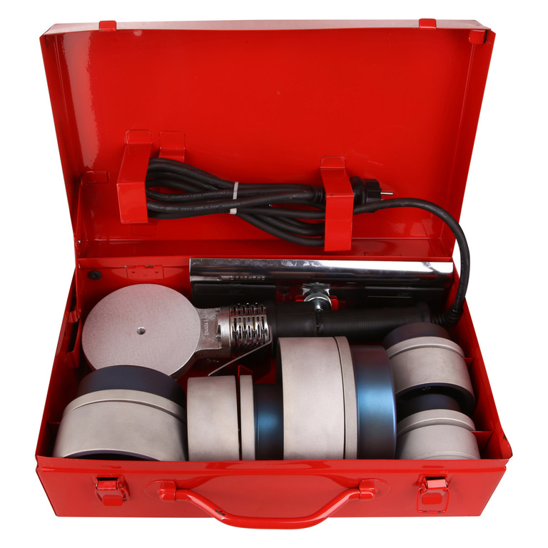 Polyfusielasapparaat ROWELD P125-3 SET (1200W) BLAUW 63,75,90,110,125MM