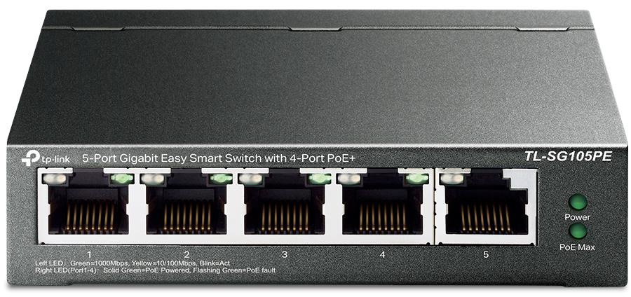 Switch TP-Link TL-SG105PE 5 ports Gigabit Easy Smart
