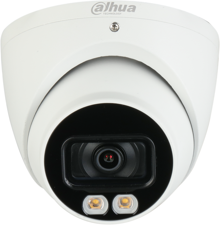 Dahua surveillance set 6x dome camera HAC-HDW1500T-IL-A-0280B-S2 1TB IR 40m 5MP